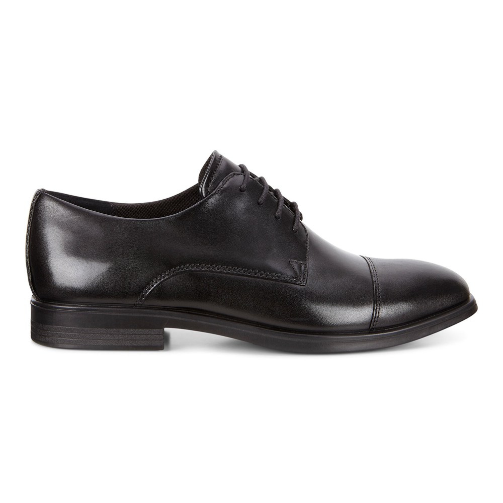 Zapatos De Vestir Hombre - ECCO Melbourne Cap Toe Tie - Negros - FIP457830